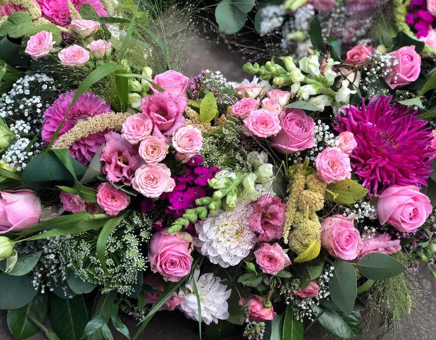 Individuell gebundener Blumenstrauß