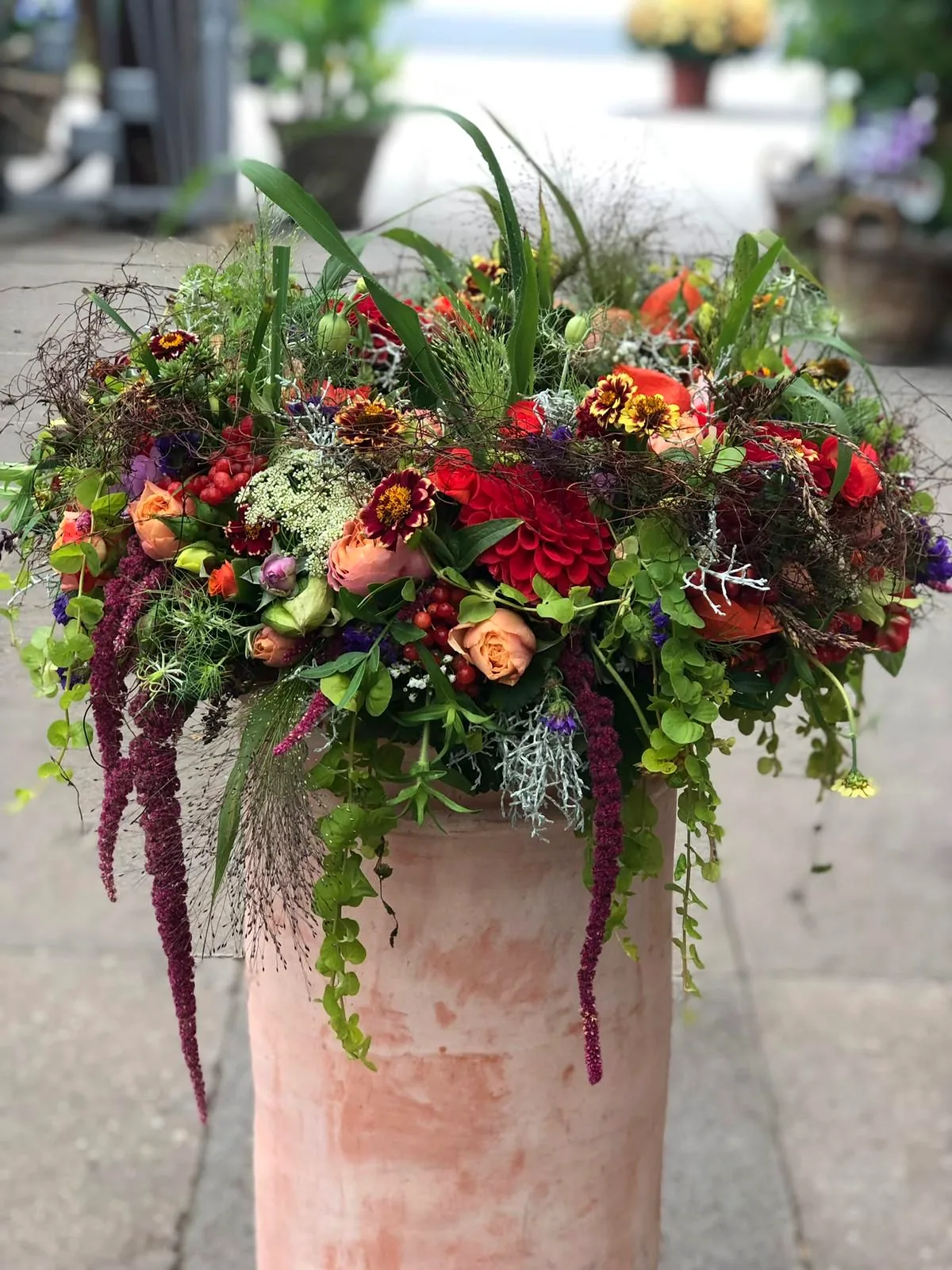 Florale Arbeit von Blumen Niebergall
